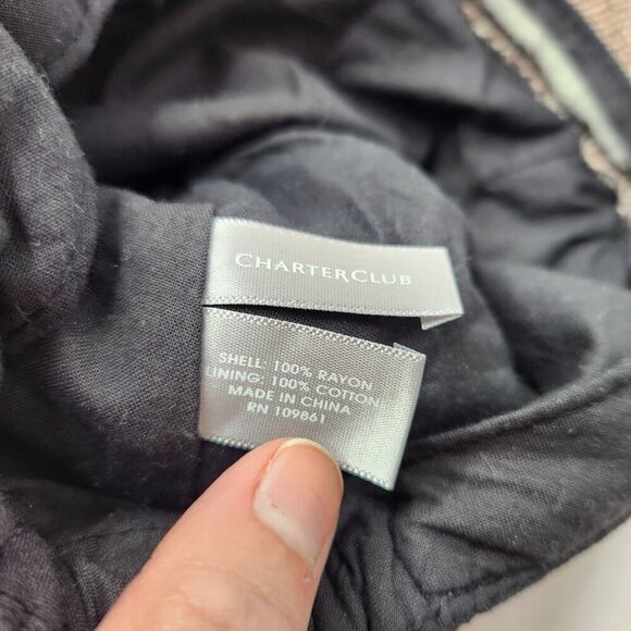 Charter Club Newsie Newboy Beret Hat Cap Brown Y2K Women's OS - Picture 5 of 5